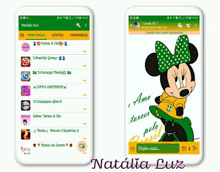 Minnie Brasil Theme For YOWhatsApp & Fouad WhatsApp By Natalia Luz