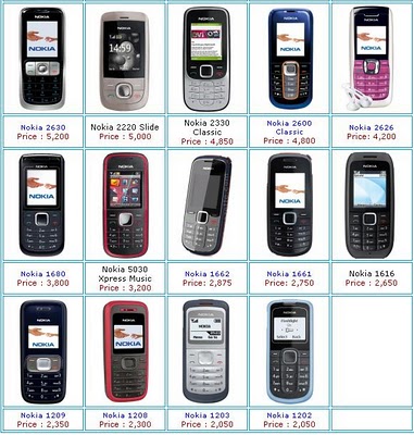 NOKIA MOBILE PRICES