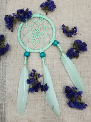 The dream catcher made by Stepheny Siew guided by Enchanted Siblings Sri Petaling