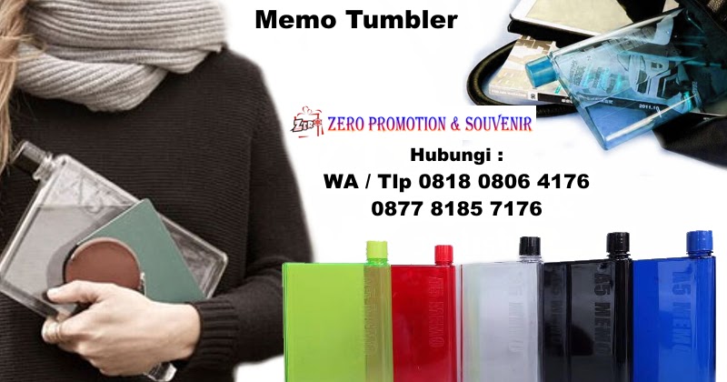 Jual Memo Tumbler – Memo Bottle A5 Letter  Barang Promosi 