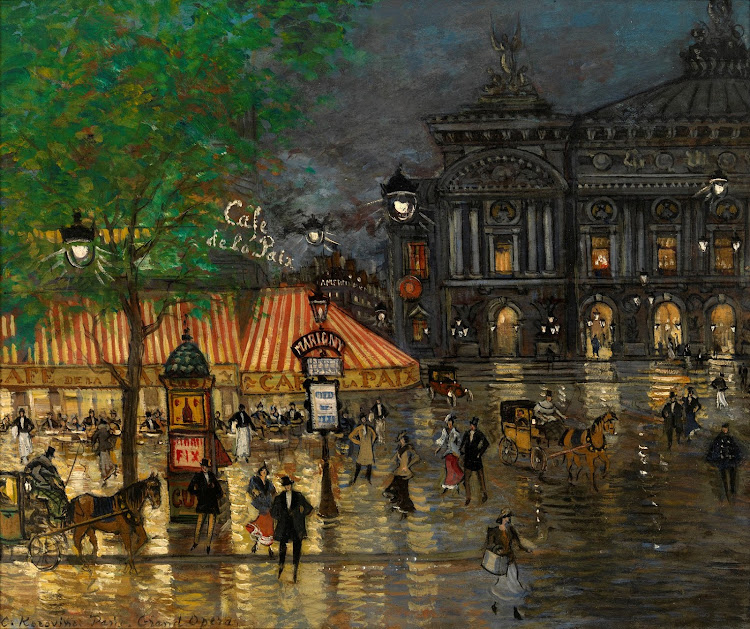 Konstantin Alekseyevich Korovin (1861-1939) - Place Opera Paris