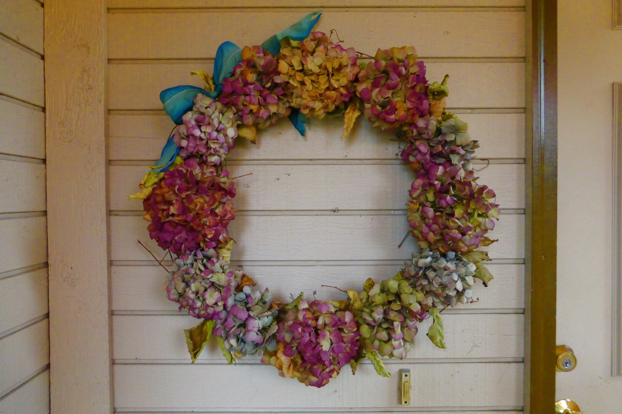 hydrangea wreath, Hydrangea wreath, how to make a hydrangea wreath, do it yourself hydrangea wreath