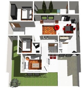  Rumah Minimalis 2 Lantai Sederhana - Desain Denah Rumah Minimalis