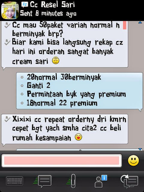 Testi Cream Wajah SARI BPOM Original