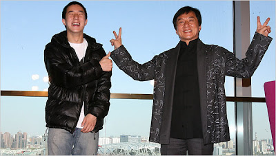 Foto Jackie Chan Bersama Anaknya