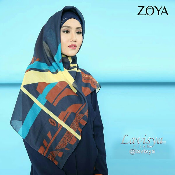 Zoya Scarf Indigo - Rp. 59000  Lavisya Hijab