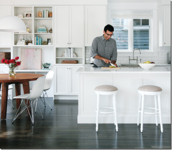 white modern classic kitchen