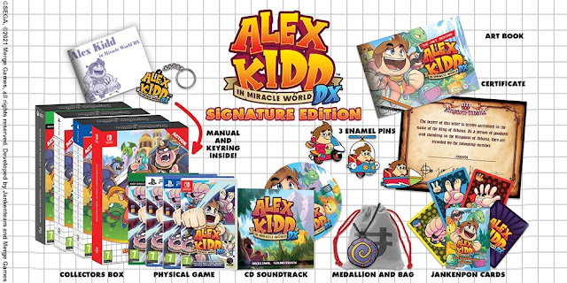 Alex Kidd in Miracle World DX saldrá con una edición coleccionista de lujo.