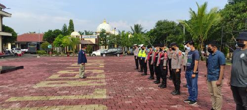 Kasi Humas Polres Lebak Polda Banten Pimpin Apel Siaga Hari Sabtu