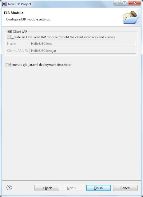 Creating EJB Client Project