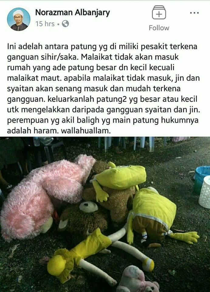 Ini Akibatnya Patung 'Teddy Bear' Dibuat Tidur! Ustaz Jin 