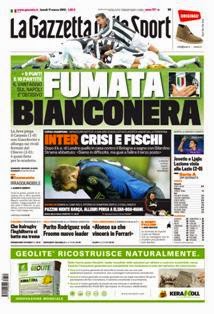 La Gazzetta dello Sport del 11 Marzo 2013 | ISSN 1120-5067 | TRUE PDF | Quotidiano | Sport
La Gazzetta dello Sport è un quotidiano sportivo italiano, con sede a Milano. Insieme al Corriere dello Sport - Stadio e Tuttosport, è uno dei tre principali giornali sportivi d'Italia. È il primo quotidiano sportivo per numero di lettori nell'Italia centro-settentrionale, ed uno dei maggiori quotidiani italiani per tiratura e diffusione.