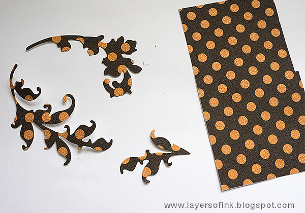 Layers of ink - Shimmer and Shine Halloween Tutorial by Anna-Karin with Tim Holtz Halloween products