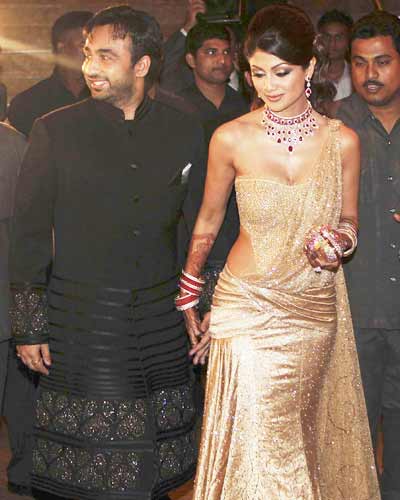 Wedding Reception on Celebrity Photos  Shilpa Shetty Star Studded Wedding Reception