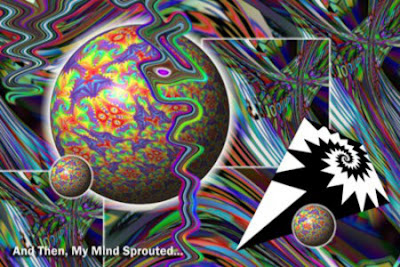 psychedelic art by gvan42 - Gregory Vanderlaan - Magic Mushroom Visions - Cosmic Eye Candy