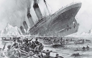 The tragedy of titanic, illustration titanic ship