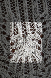 repairing knitted lace dropped stitches
