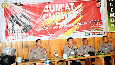 Gelar Jum'at Curhat Ini Yang Disampaikan Wakapolres Aceh Timur 