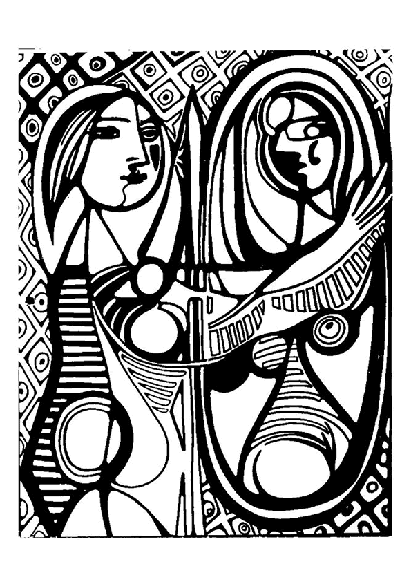 desenhos para colorir picasso