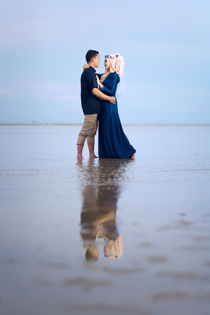 sample foto Prewedding di Pantai Mangrove 1