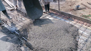 House construction Slab Pouring