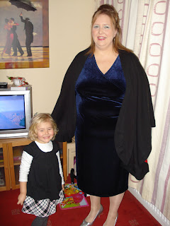 Top Ender and Mummy wearing a dress... not a bloke wearing a dress