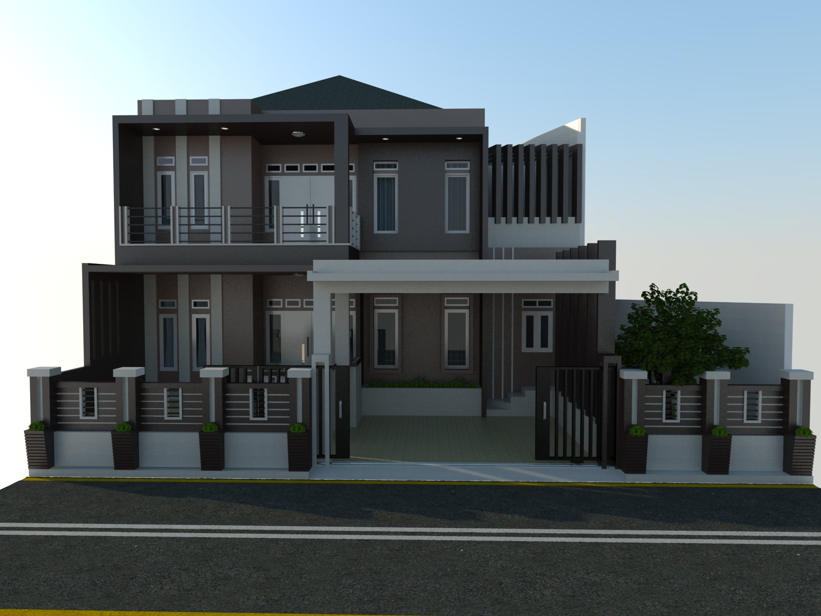 Desain Rumah Pa Edward Vila Bogor Indah Bogor Jawa Barat