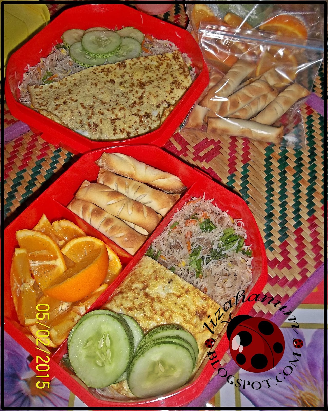 SWEET LIZAHANUM: BENTO#5 -BENTO SAYA HARI NIE,MAKAN 