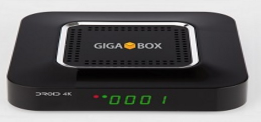 GIGABOX DROID 4K ATUALIZAÇÃO - 30/08/2017