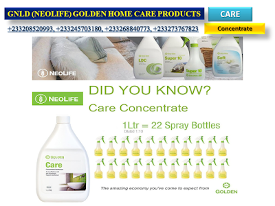 Benefits of Neolife (GNLD) Care in disinfecting our homes and water closet