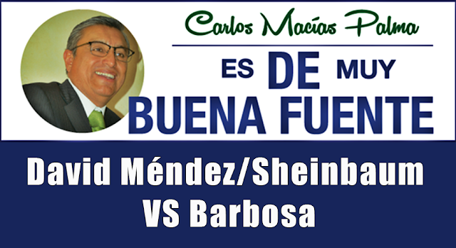 David Méndez/Sheinbaum VS Barbosa