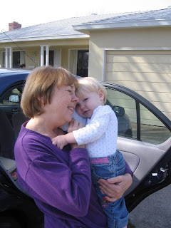 With Aunt Lynn in Merced