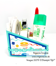 Nigezza Creates Pootlers New Catalogue Blog Hop: Desk Top Adhesive Storage using Stampin' Up! Follow Your Art