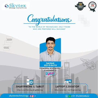 New Abroad Placement of Skytex Technology | Skytex is Providing Best Job Oriented Diploma Course after 12th, Skytex Providing Mobile phone and Laptop Repairing / Service Training Course, visit our website know more about skytex: https://skytextechnology.com/