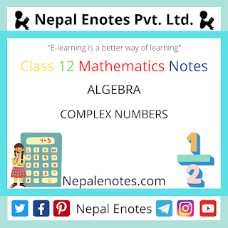 Class 12 Mathematics  COMPLEX NUMBERS Notes