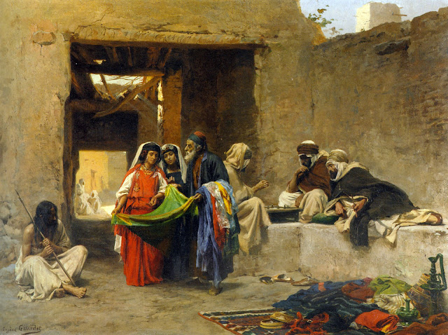 Au souk. Algérie - Eugène Alexis Girardet