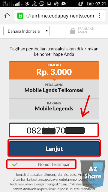 AZShare - Cara Mendapatkan Freya di Mobile Legends - Step 8