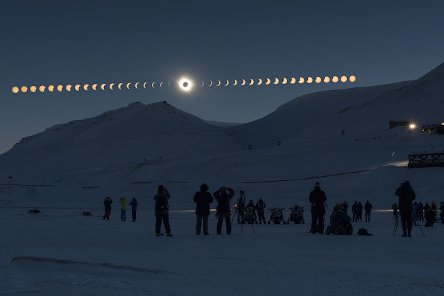 Total Solar Eclipse over Svalbard