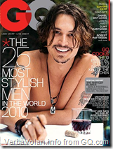 Johnny Depp on GQ cover