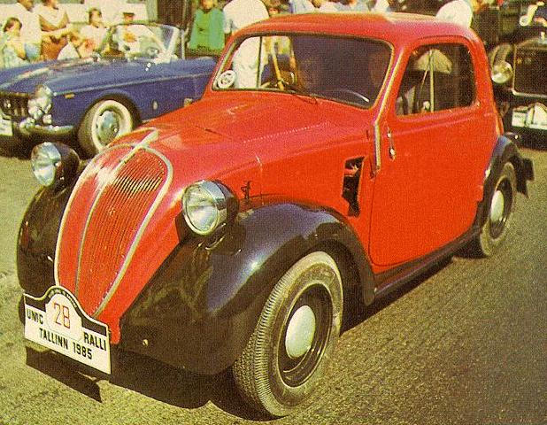 The Fiat 500, commonly known as Topolino ("little mouse", the Italian name 