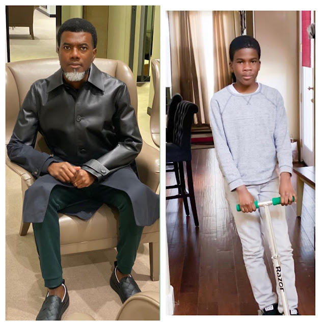 ‘So Proud, There’s No Need For DNA’ - Reno Omokri Shares Photo With Son
