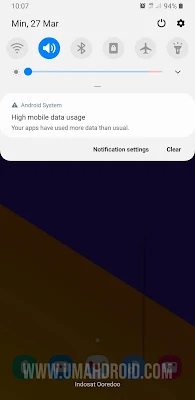 Menghapus High Mobile Data Usage