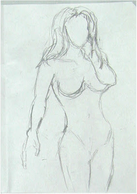 Naked Woman drawing