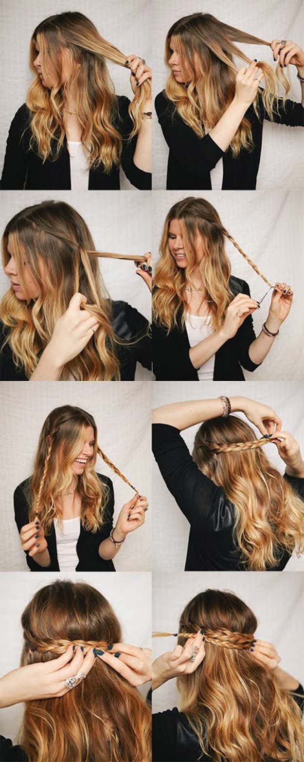 6 cutest easy braided hair tutorial in 10 minutes 3