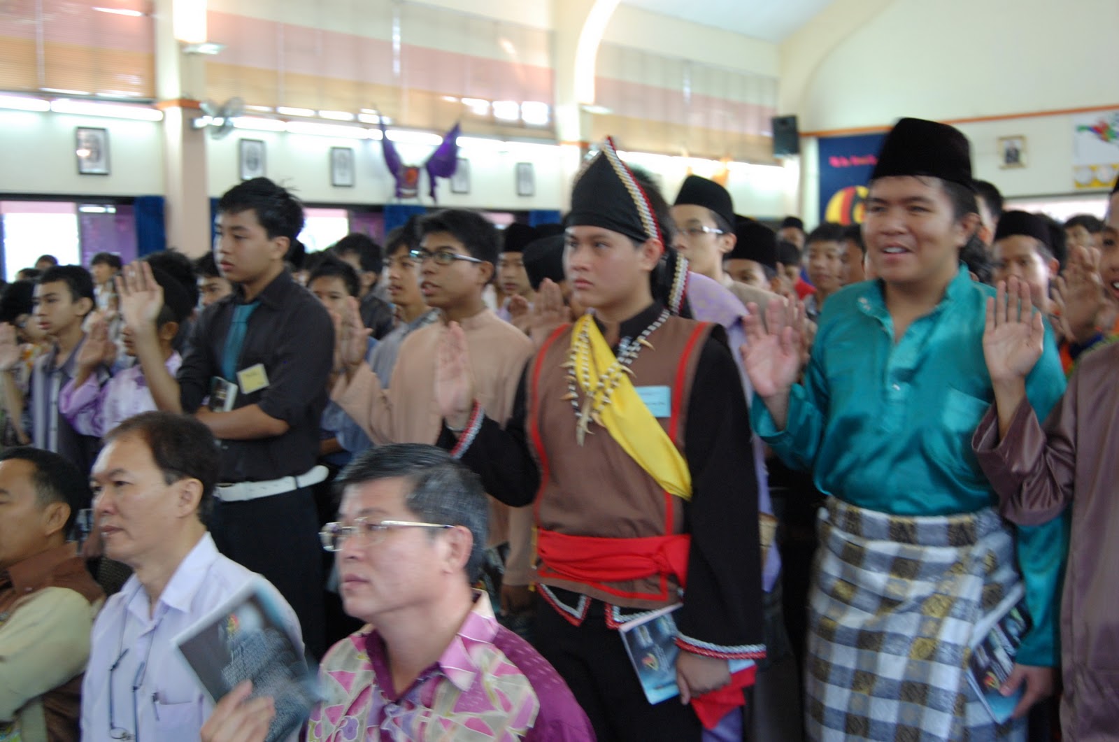 Blog Panitia Sejarah SMK St. Thomas: HARI SATU MALAYSIA 2011