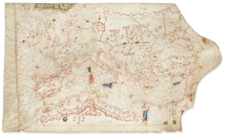 Ο παλιότερος ναυτικός χάρτης στις ΗΠΑ είναι ένας πορτολάνος -τελικά- του 14ου αιώνα