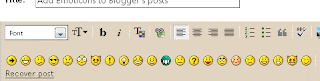 adding emoticons to your blogger blog