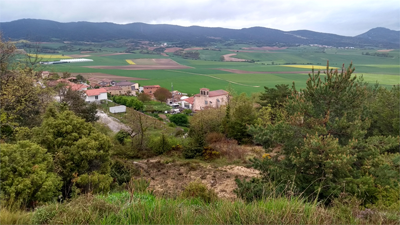 Antezana visto desde la ermita