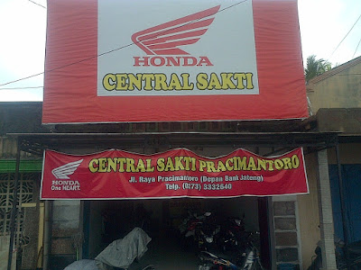 Alamat Dealer Honda Central Sakti Motor Pracimantoro 