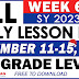 DAILY LESSON LOGS (WEEK 6: Q2) DECEMBER 11-15, 2023